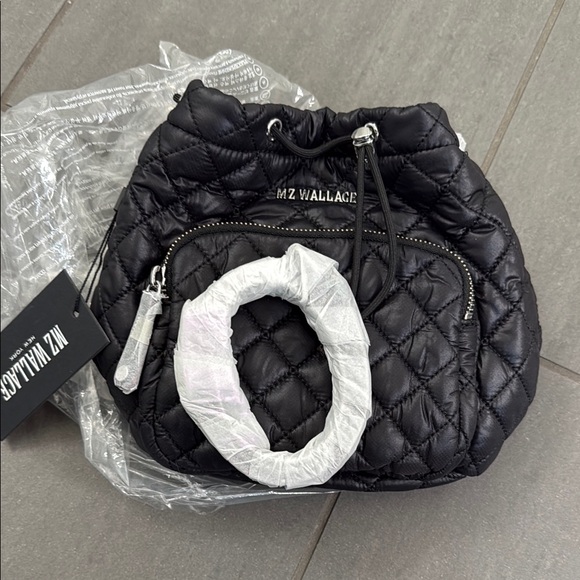 Mz Wallace Black Quilted Bag crossbody or shoulder - Picture 2 of 3